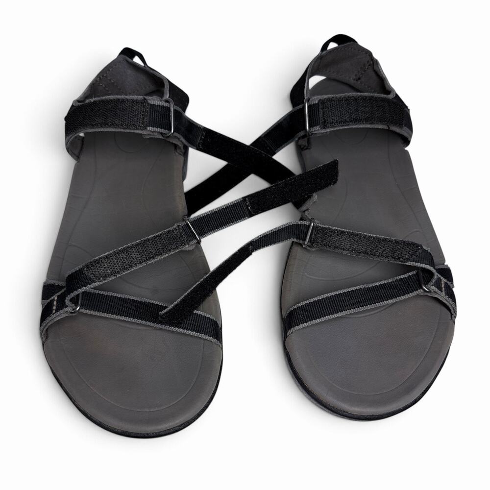 Teva Verra Women’s Sport Sandals Sz 9 Black Gray Hiking Outdoor 1006263 - Picture 3 of 7